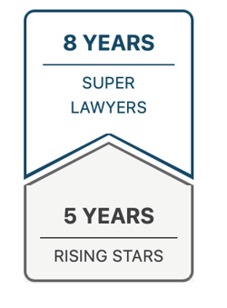 Super Lawyers - Rising Stars - 5-8yrs